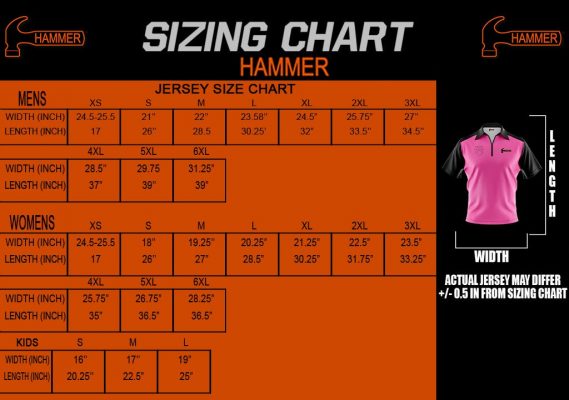 size-chart-hammer-bowling-gear